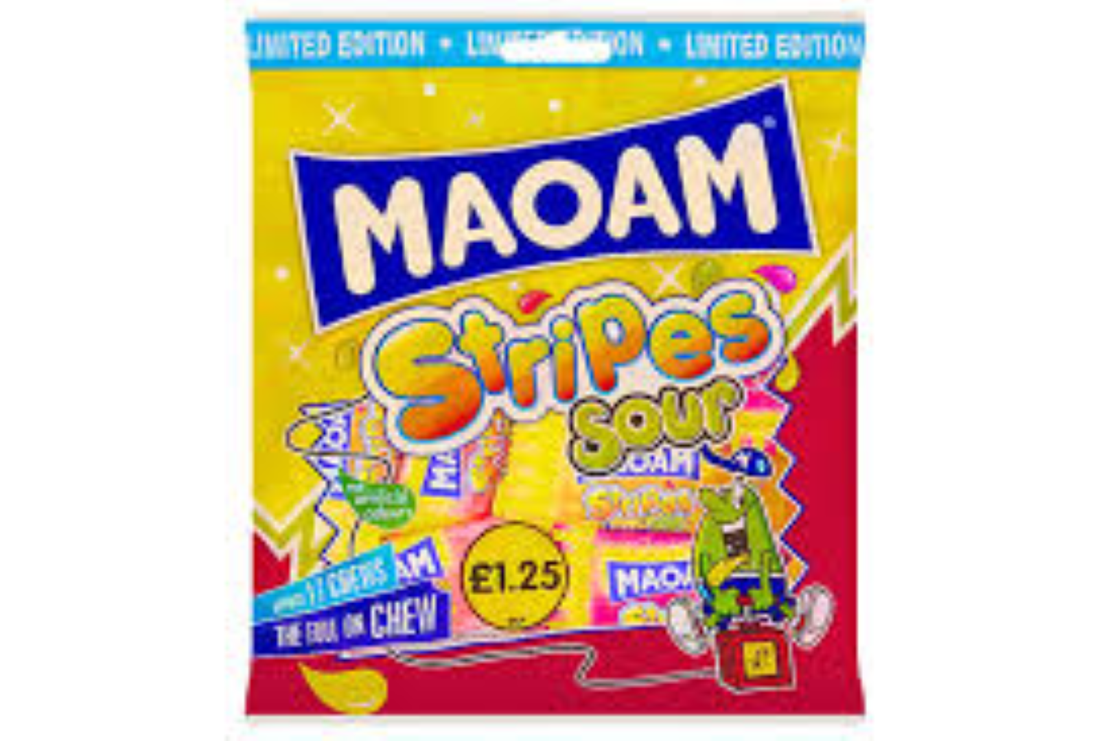 MAOAM SOUR STRIPES 140G